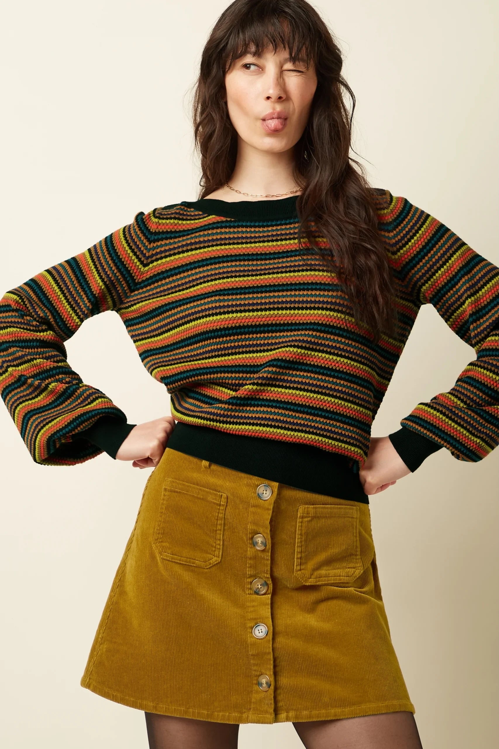 King Louie - Audrey Bell Top Marielle - Black