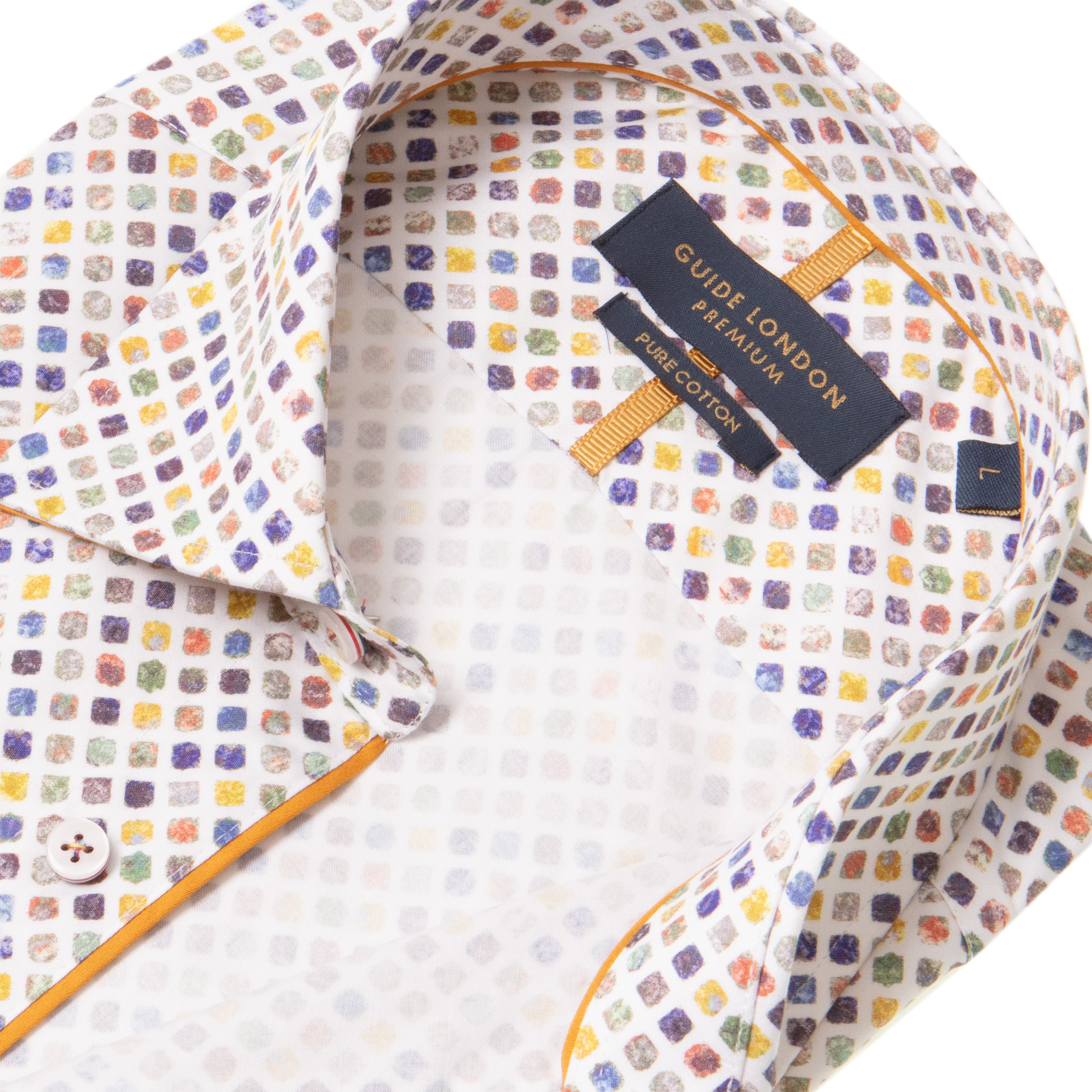 Guide London - Jewel LS Shirt - White/Multi
