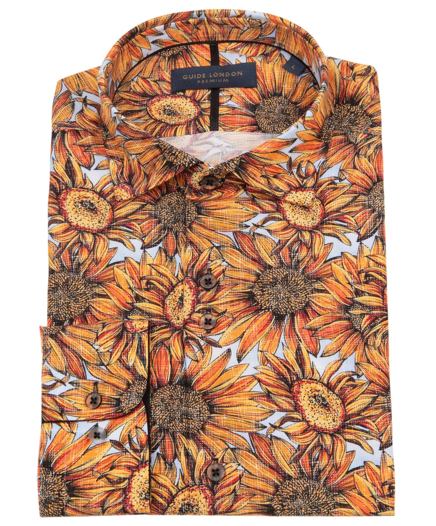 Guide London - Sunflower Print LS Shirt - Multi