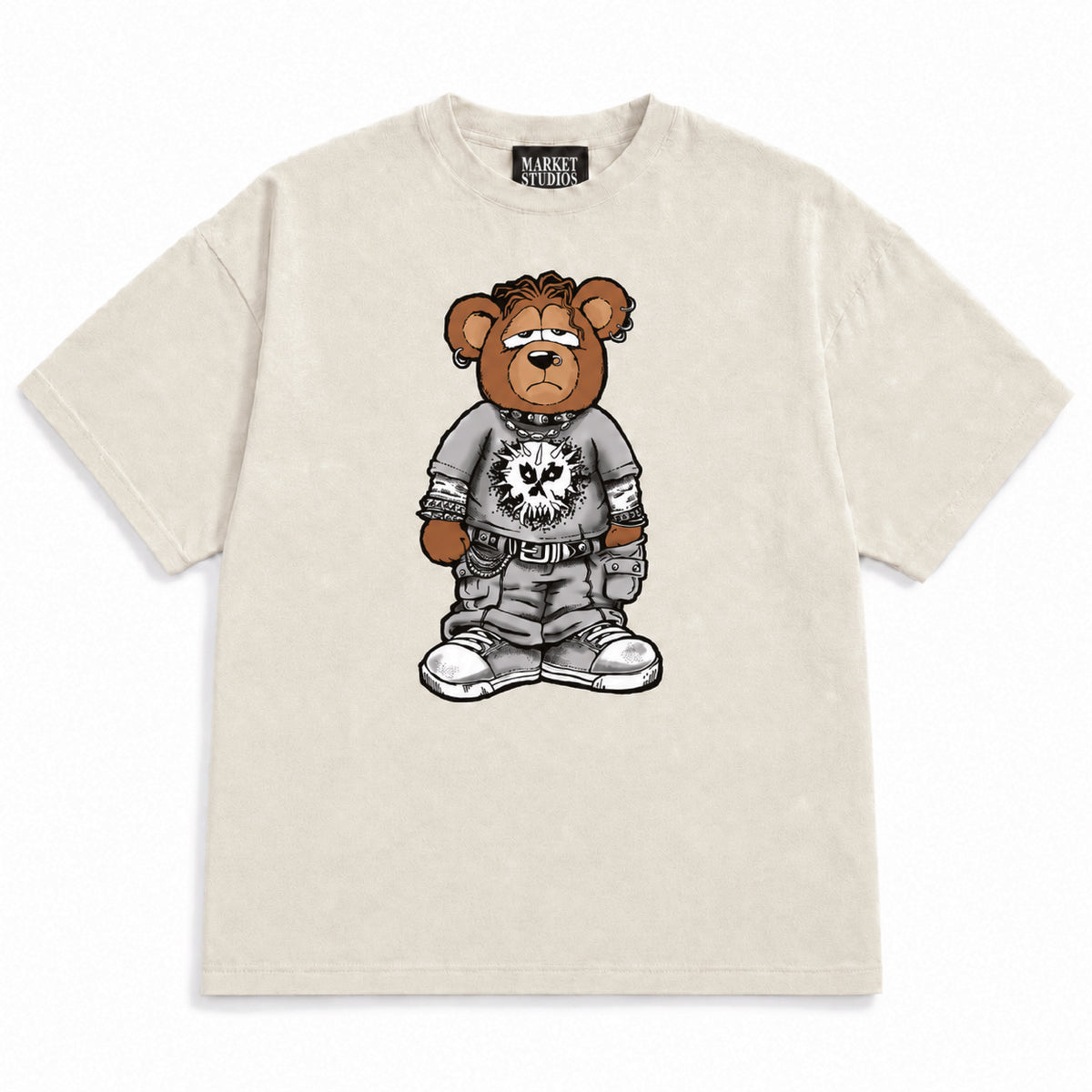 Market - Misfit Bear Tee - Ecru