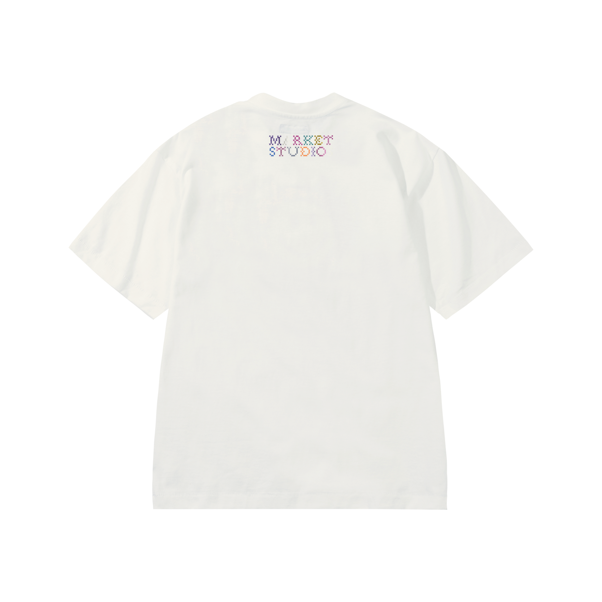 Market - Folk Fitted Bear Tee - Unbleached