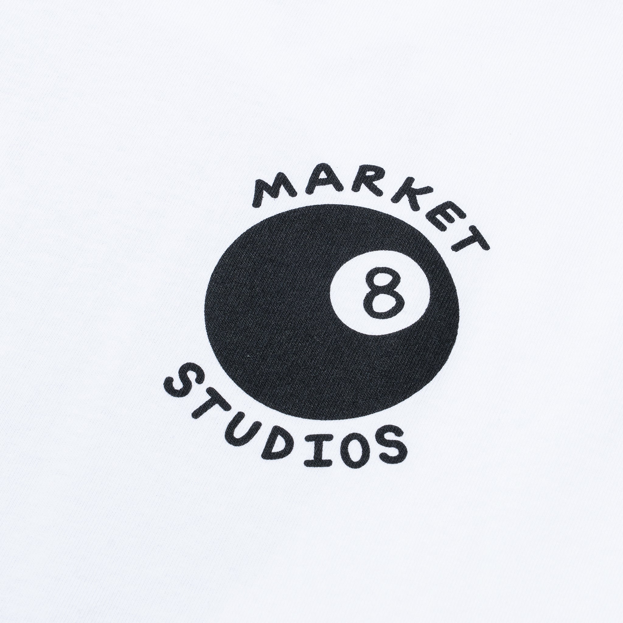 Market - Eight Ball Tee - White