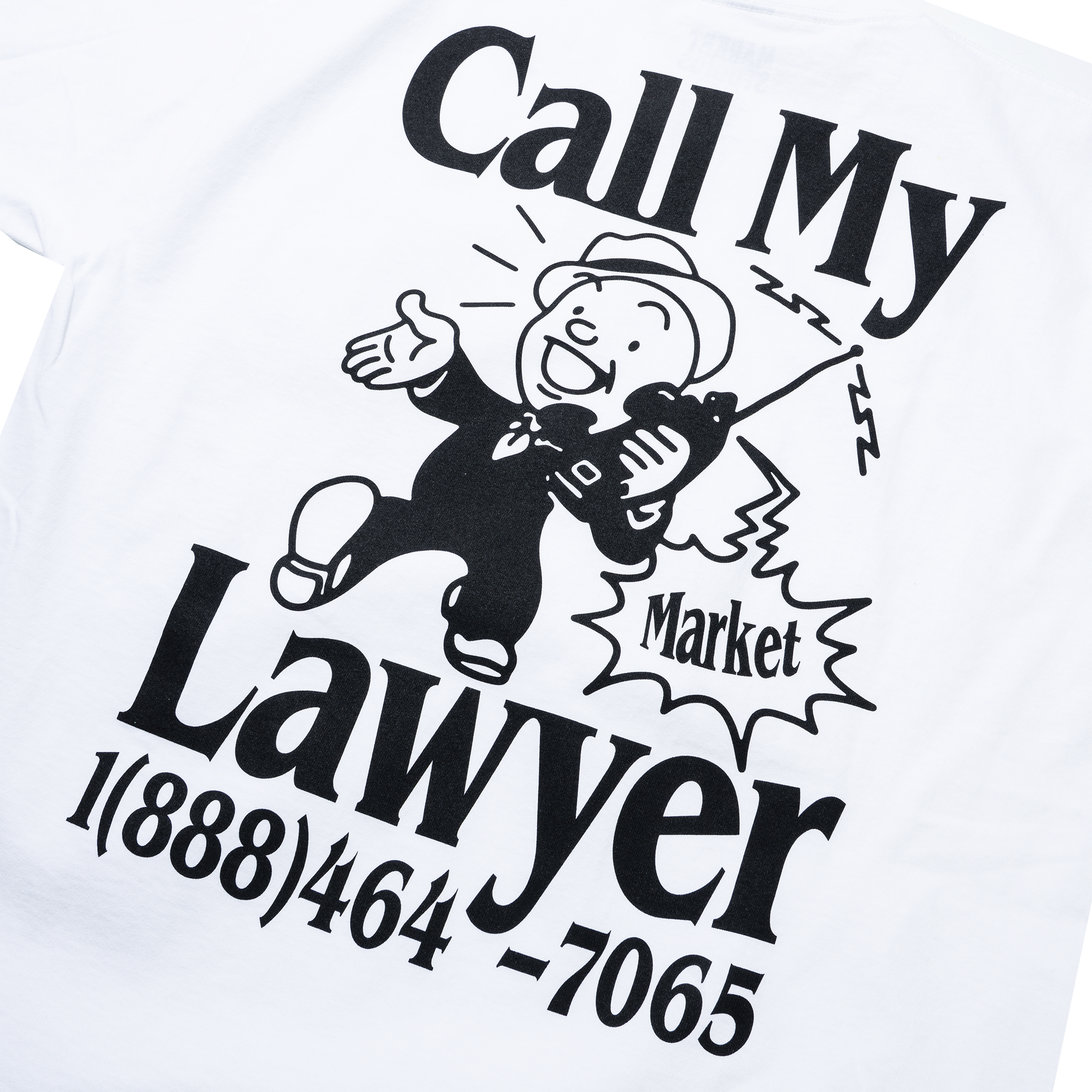 Market - Walking And Talking Lawyer Tee - White