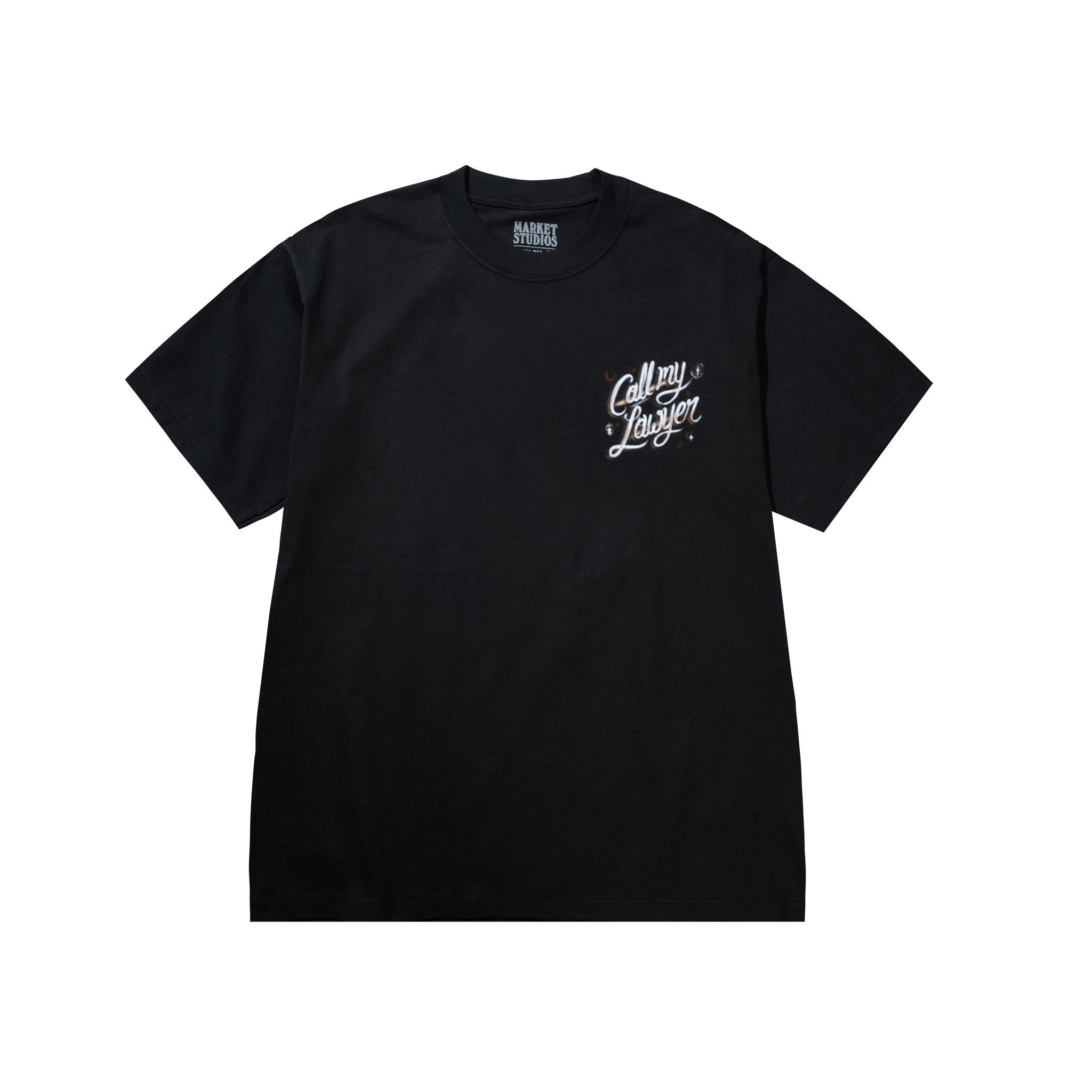 Market - Airbrush Call My Lawyer Tee - Black