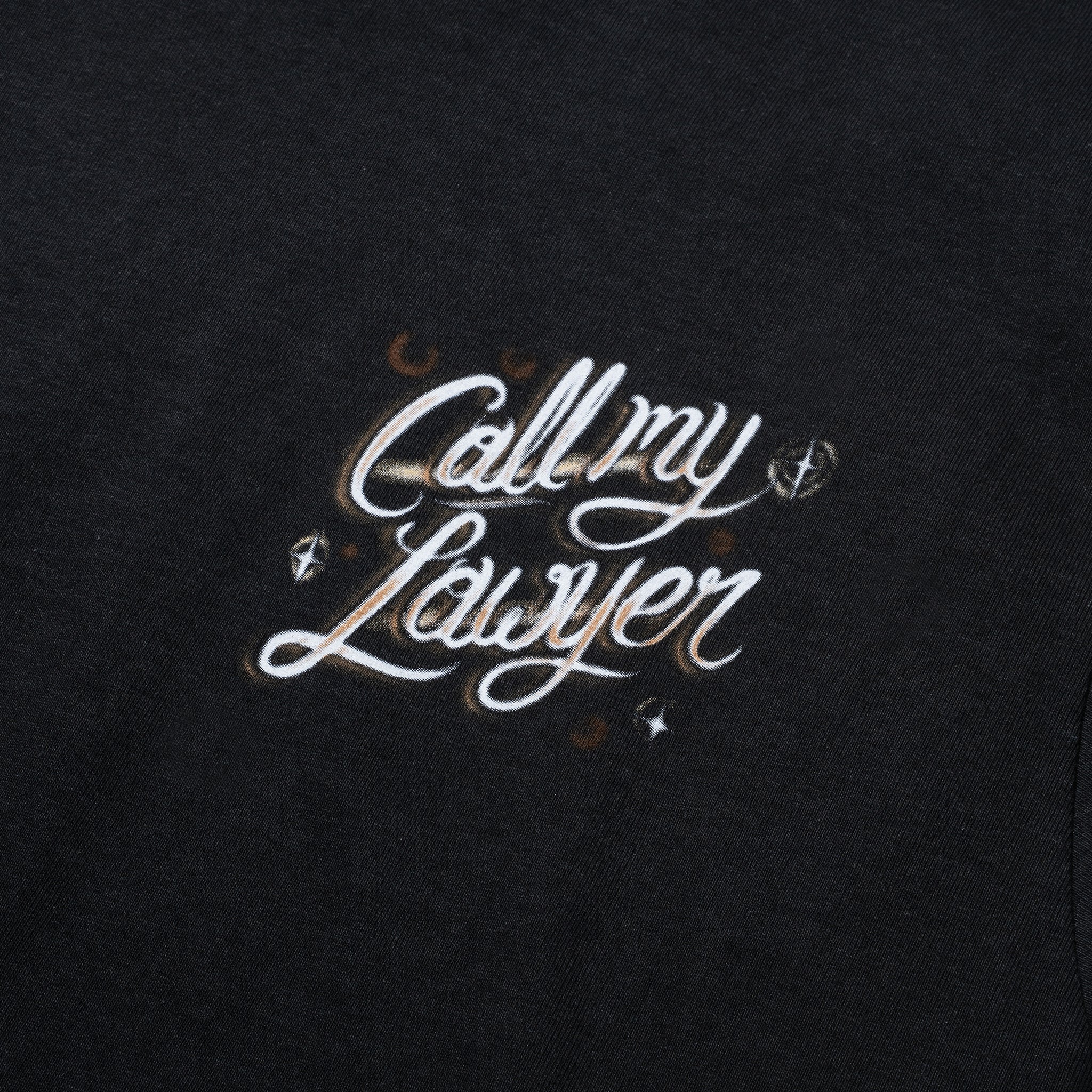 Market - Airbrush Call My Lawyer Tee - Black