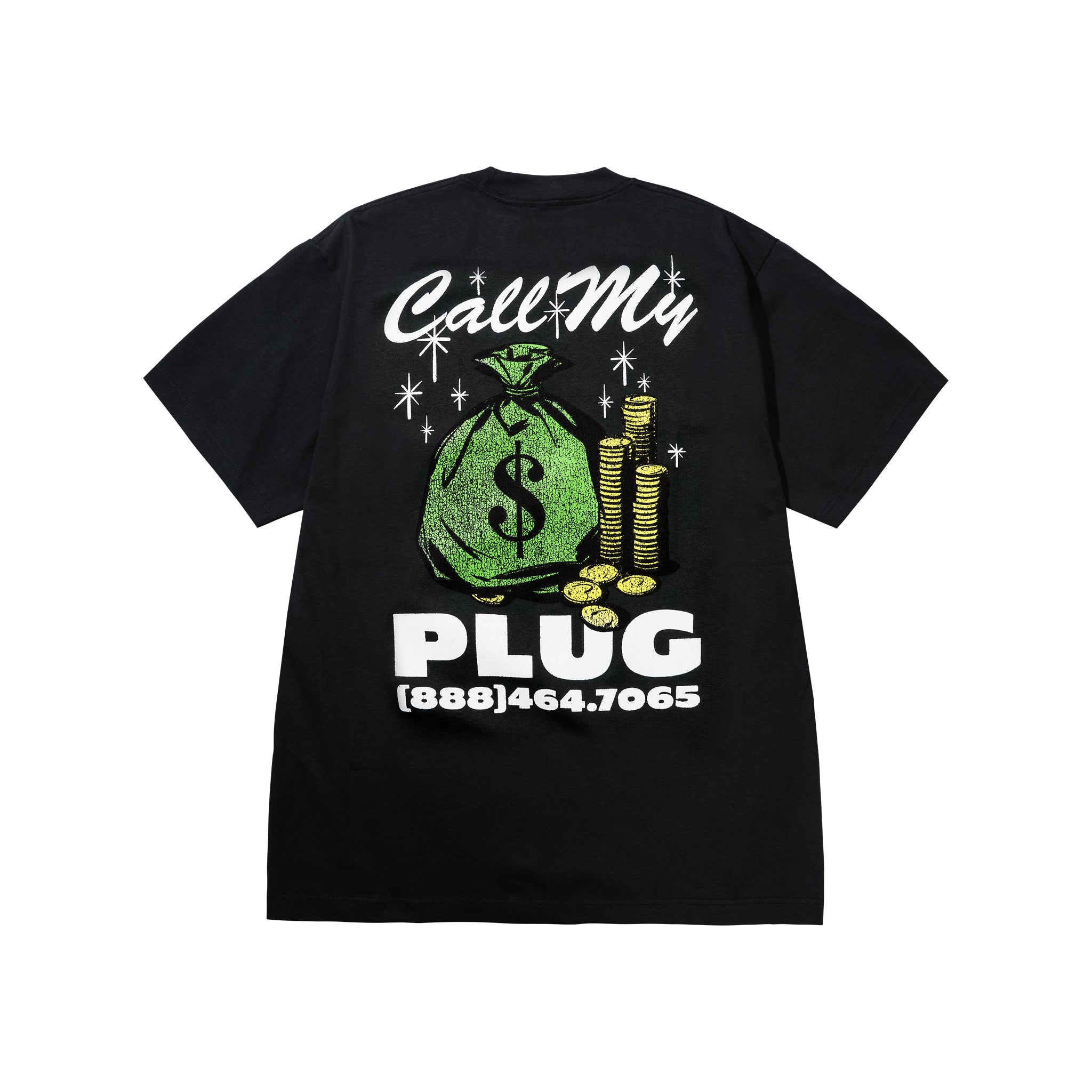 Market - Call My Plug Tee - Black