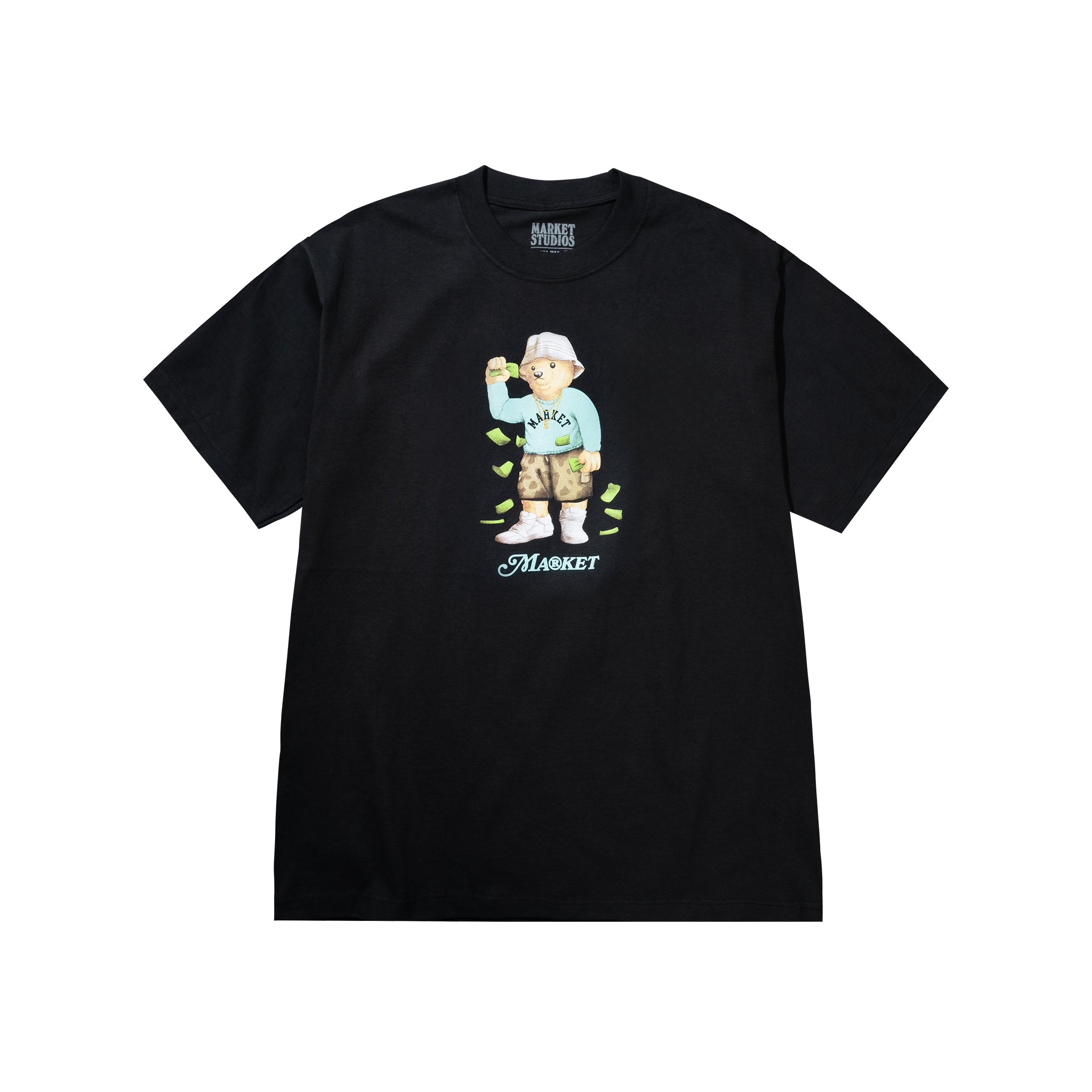 Market - Make It Rain Bear Tee - Black