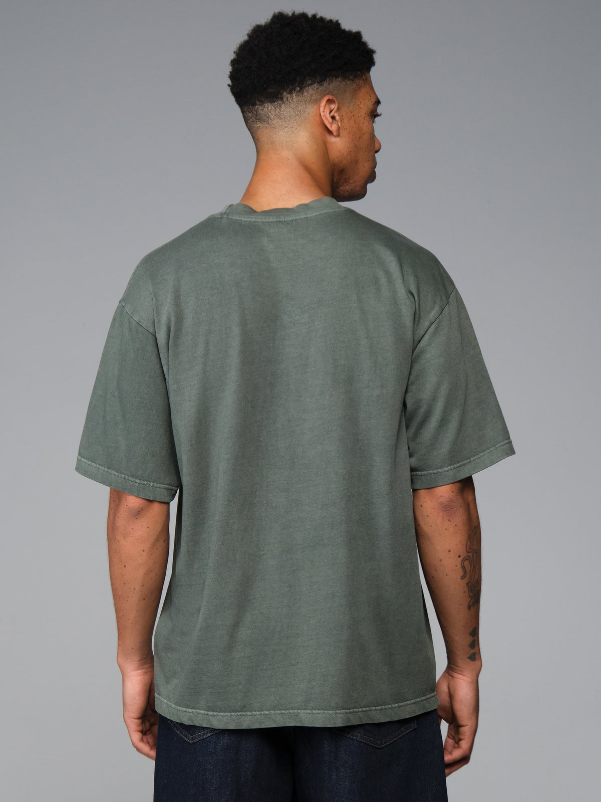 Alpha Ind. - Essential Battlewash Air Corps Relaxed Tee - Deep Forest