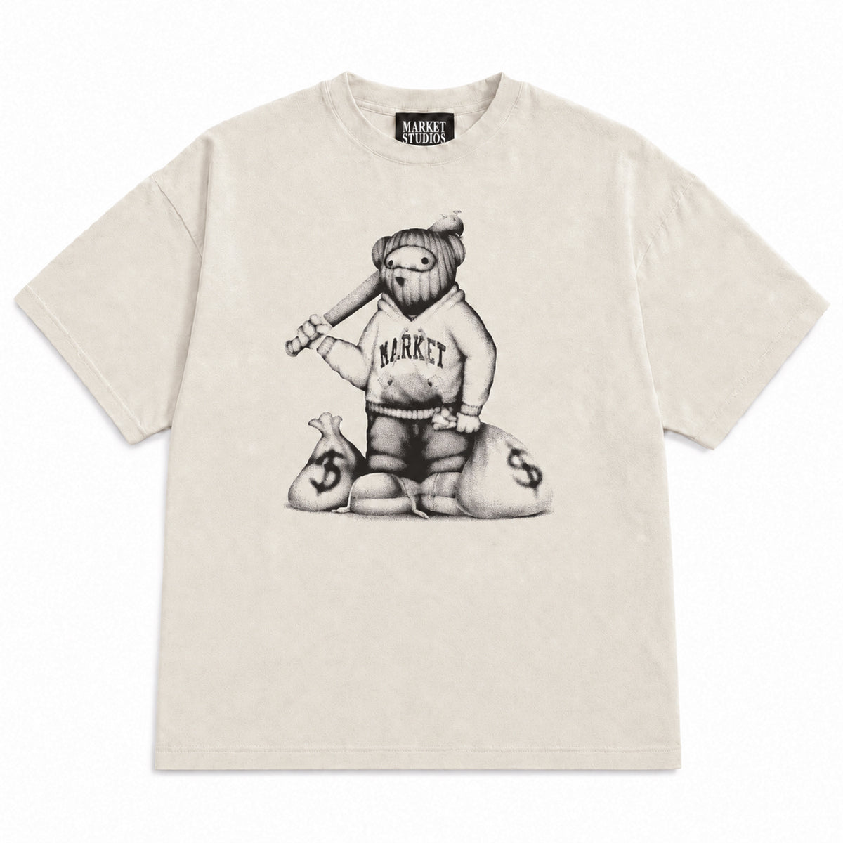 Market - My Money Your Problem Tee - Ecru