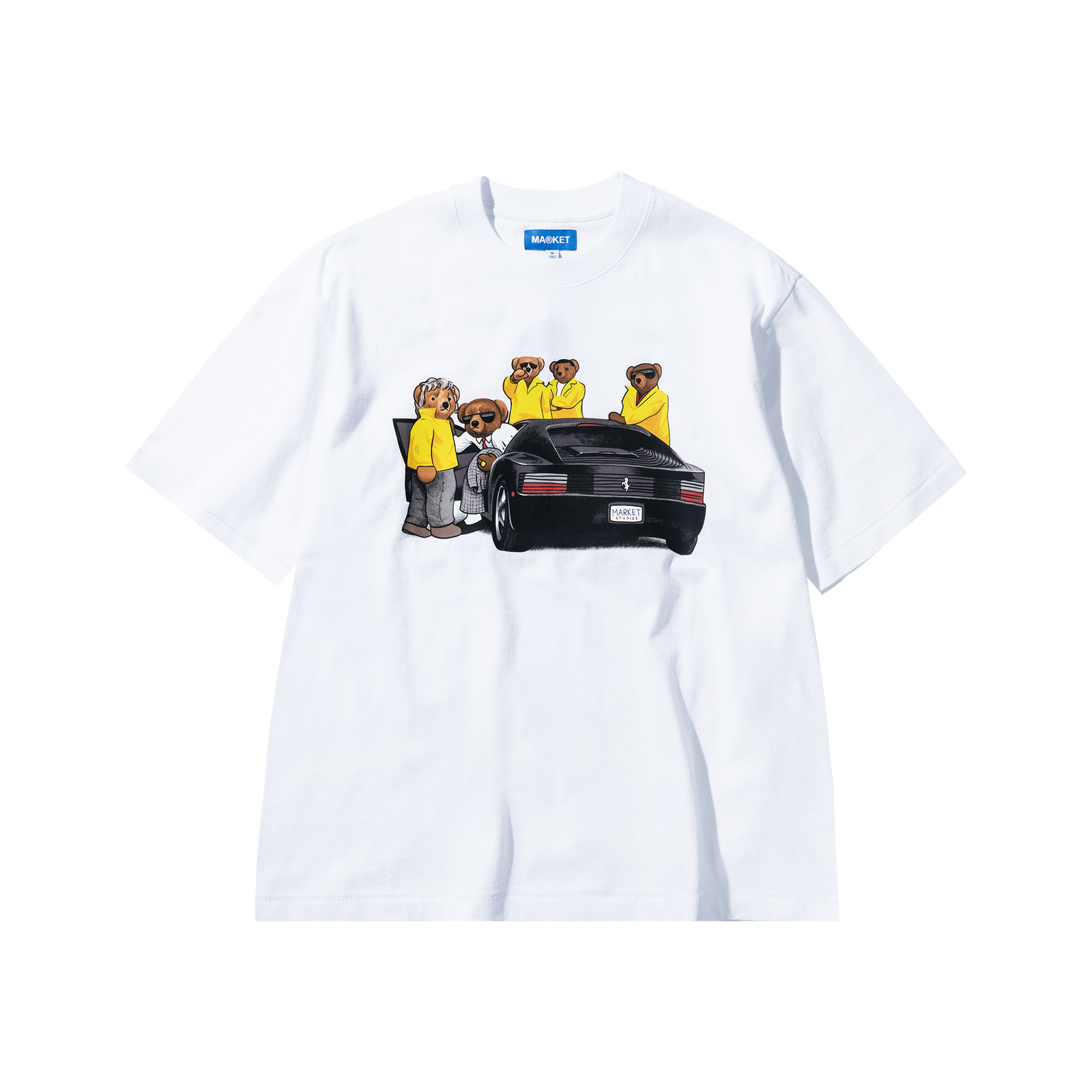 Market - High Security Bear Tee - White