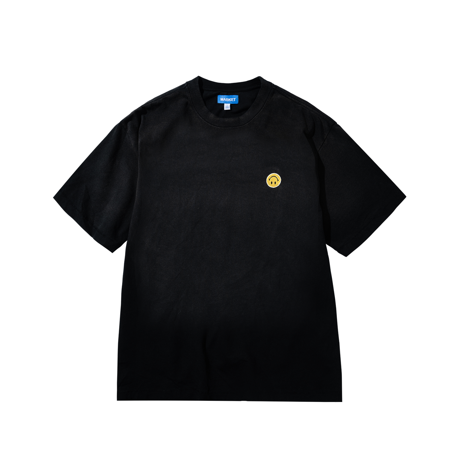 Market - Smiley Sun Fade Tee - Jet Set Black
