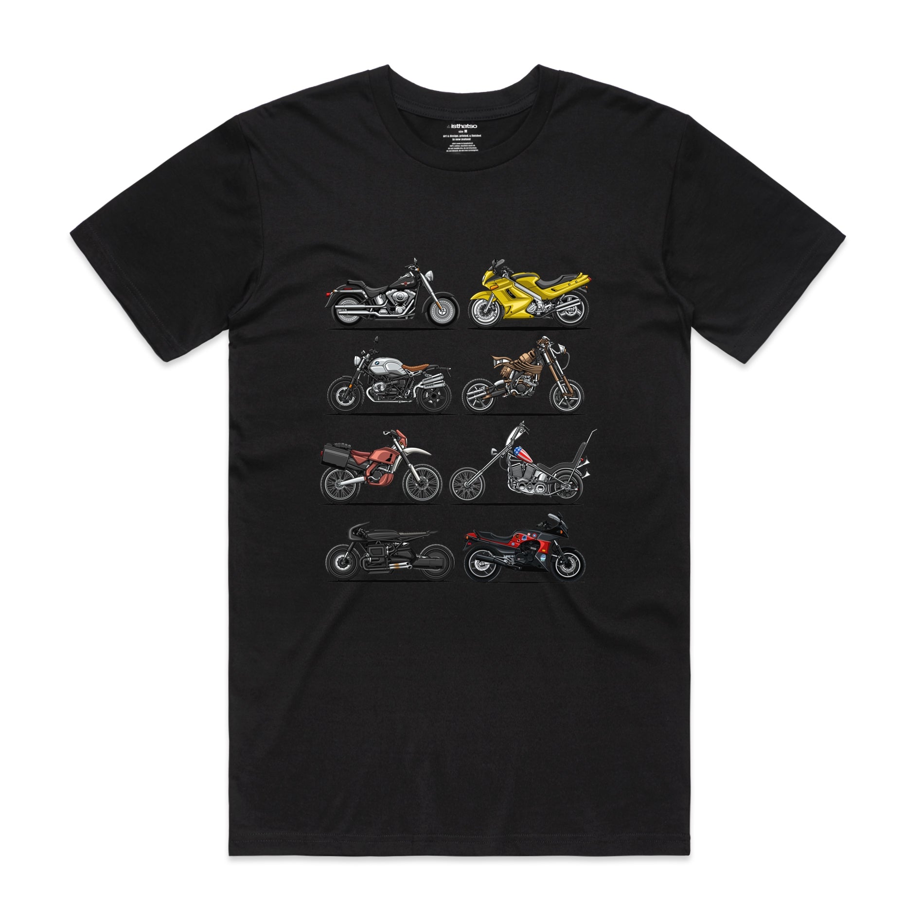 Isthatso - Movie Motorcycles SS Tee - Black