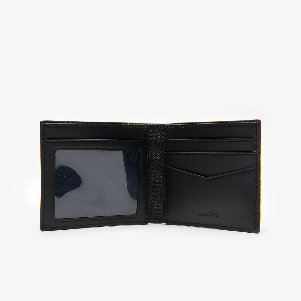 Lacoste Small Billfold Wallet In Black | MYER
