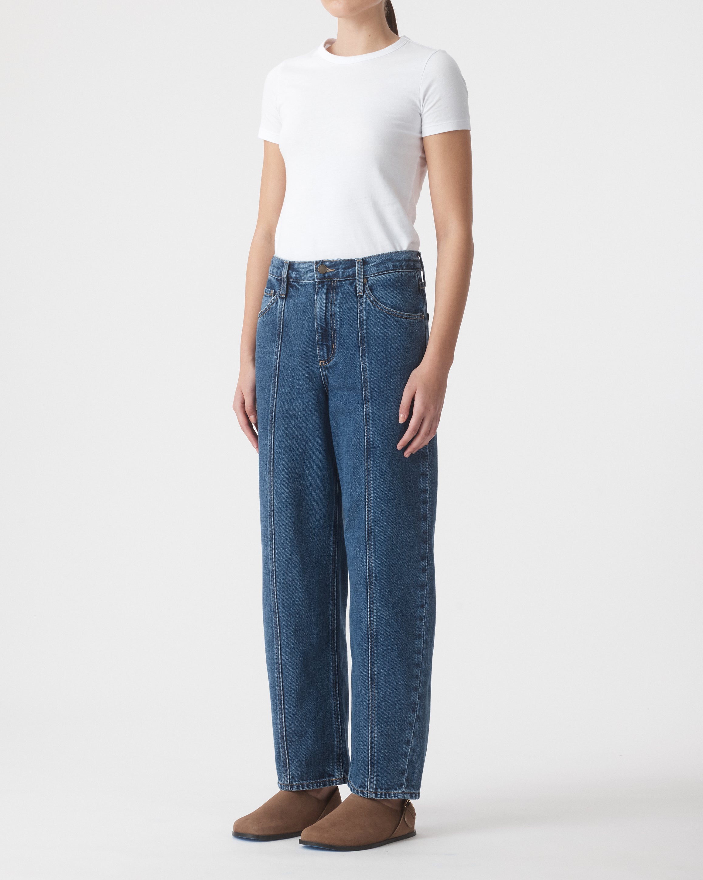 Nobody - Walker Seamed Jean - Stormy Blue