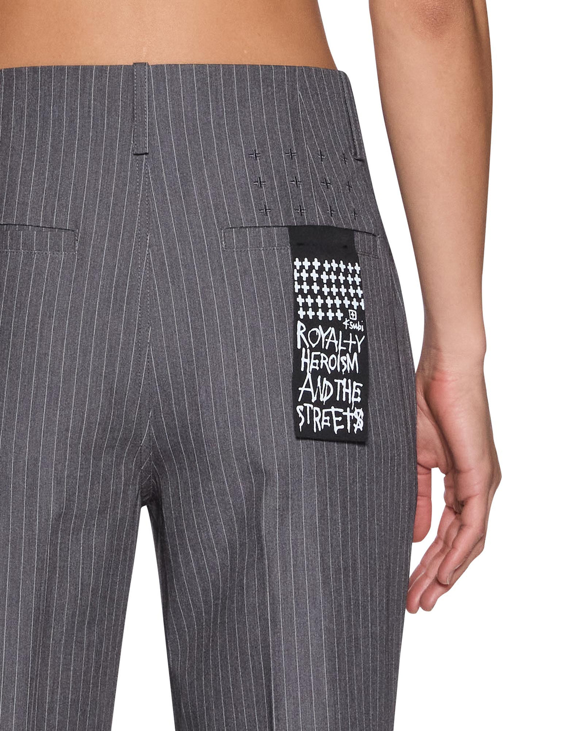 Ksubi - Soho Trouser - Grey Pinstripe