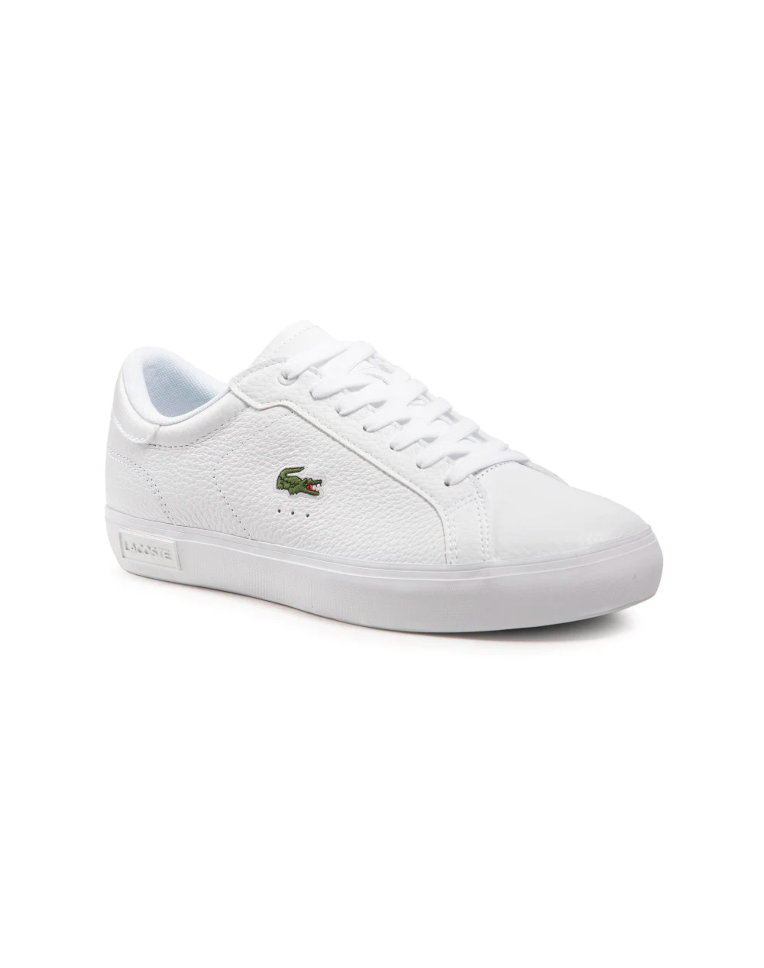 Lacoste Court Slam 319 Suede mix chunky sneakers in white | ASOS