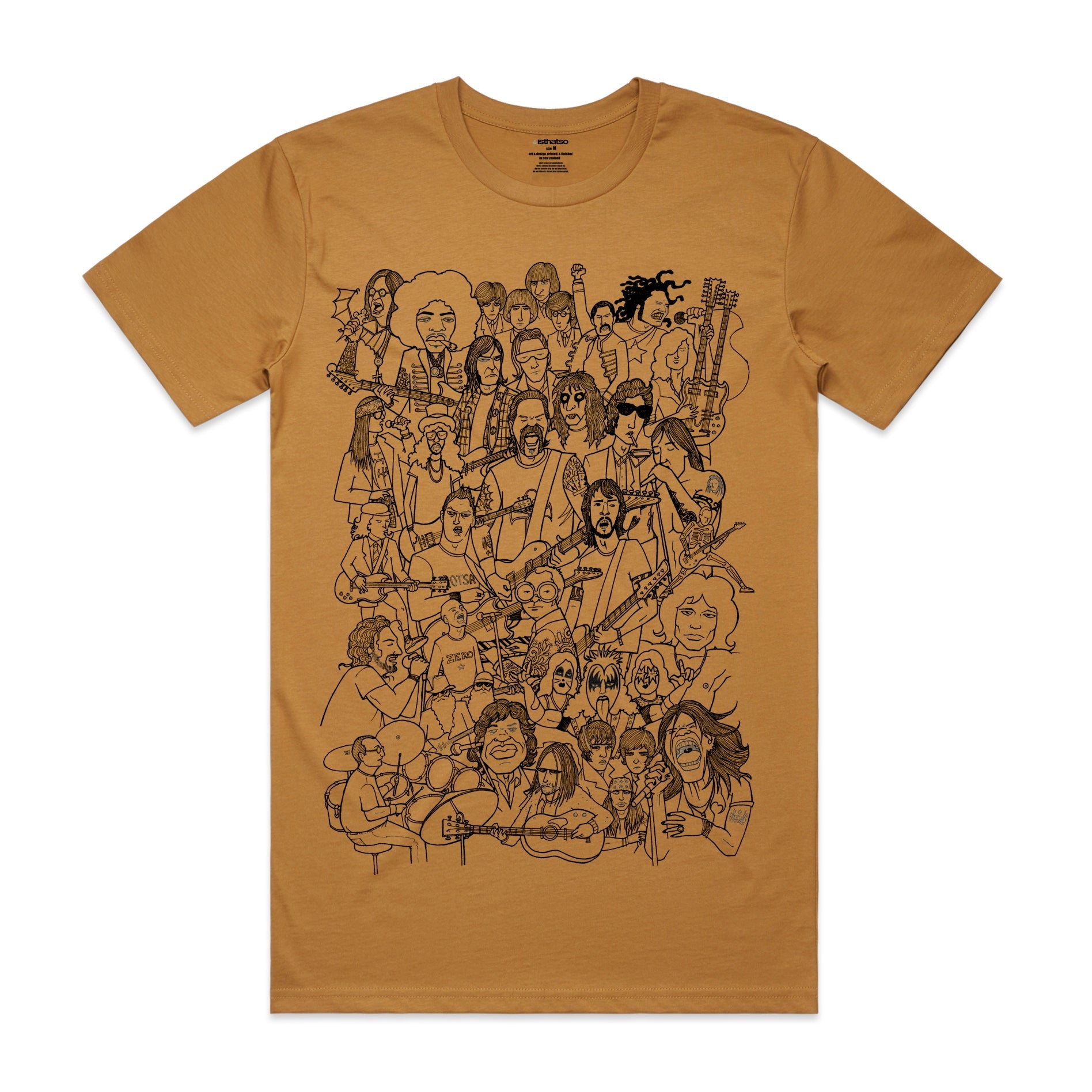 Isthatso - Rockstars 1 SS Tee - Camel