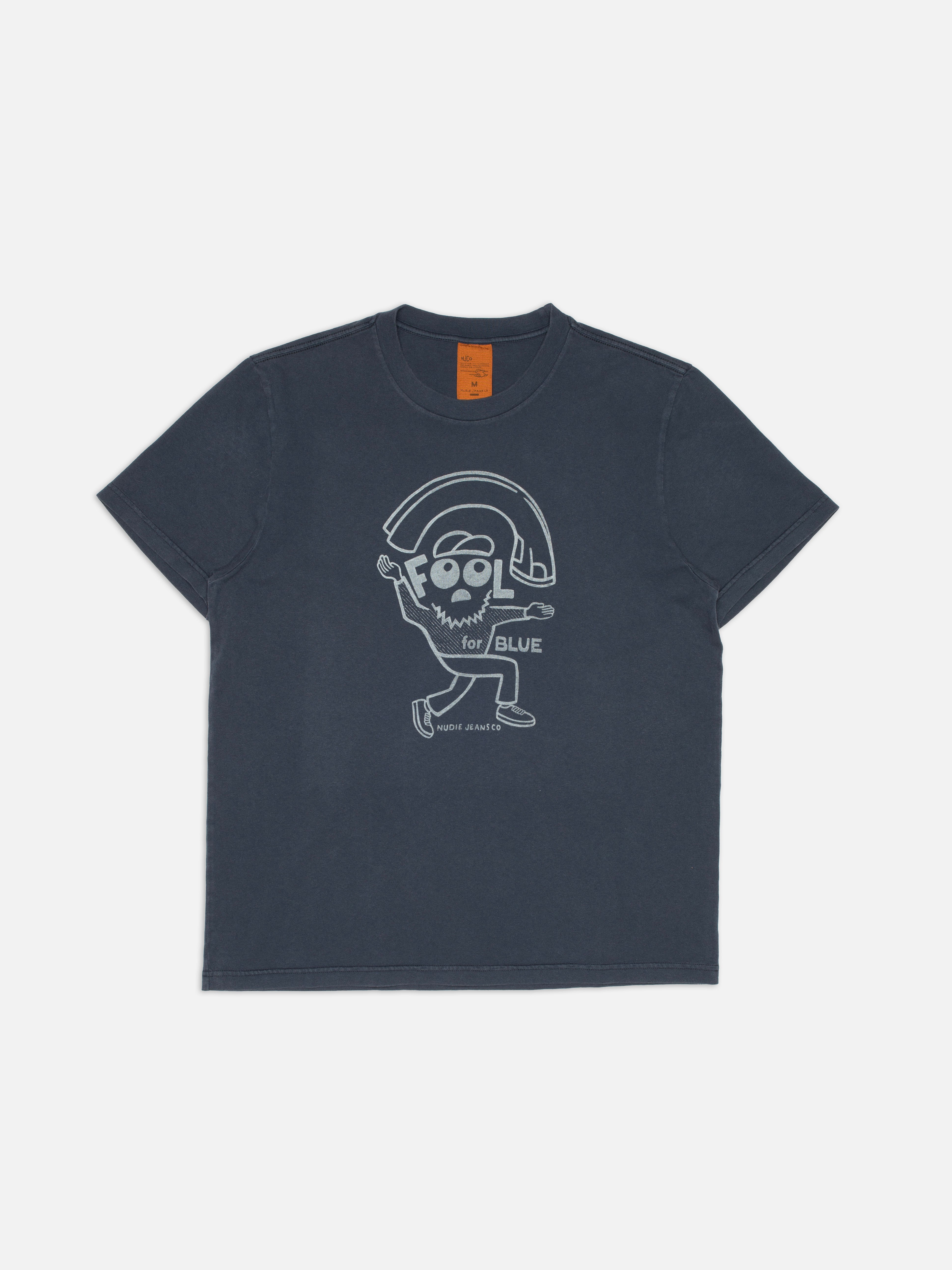 Nudie - Roy Jeanjuggler Tee - Dark Blue