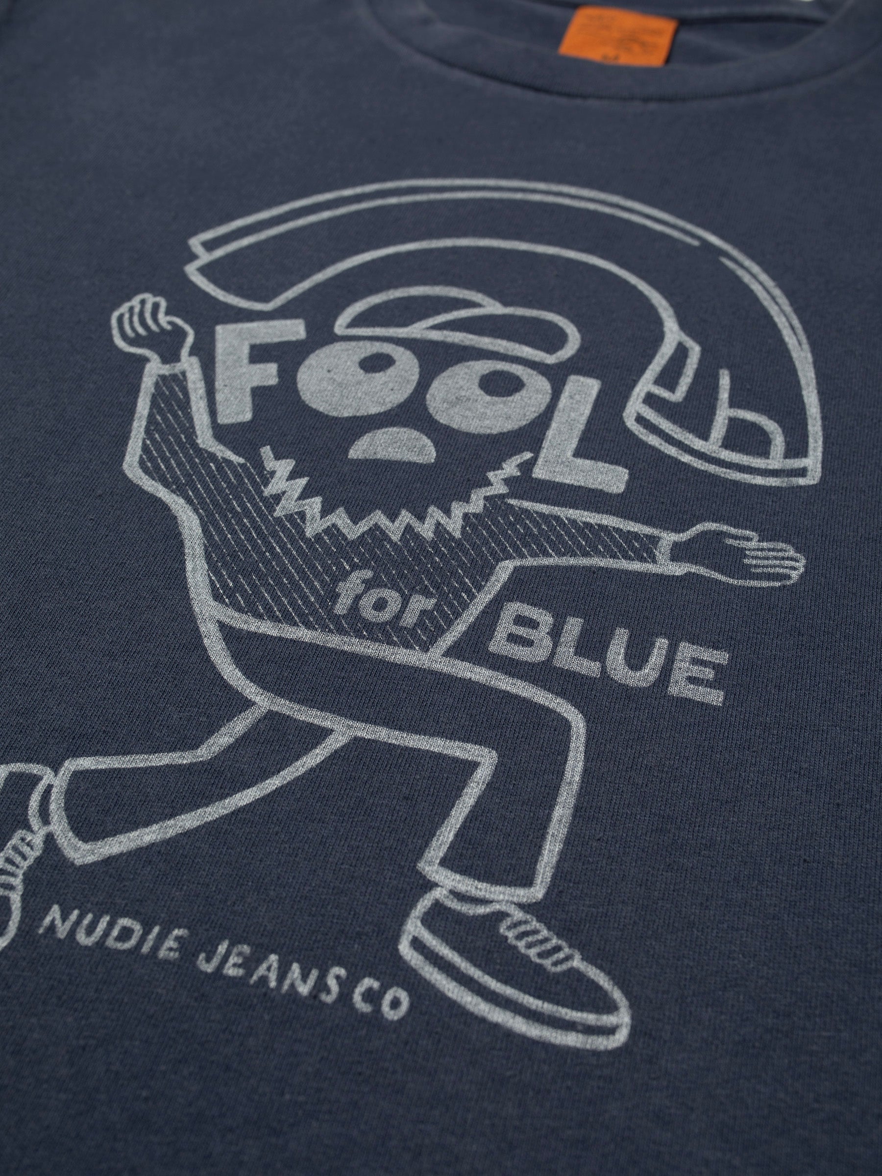 Nudie - Roy Jeanjuggler Tee - Dark Blue