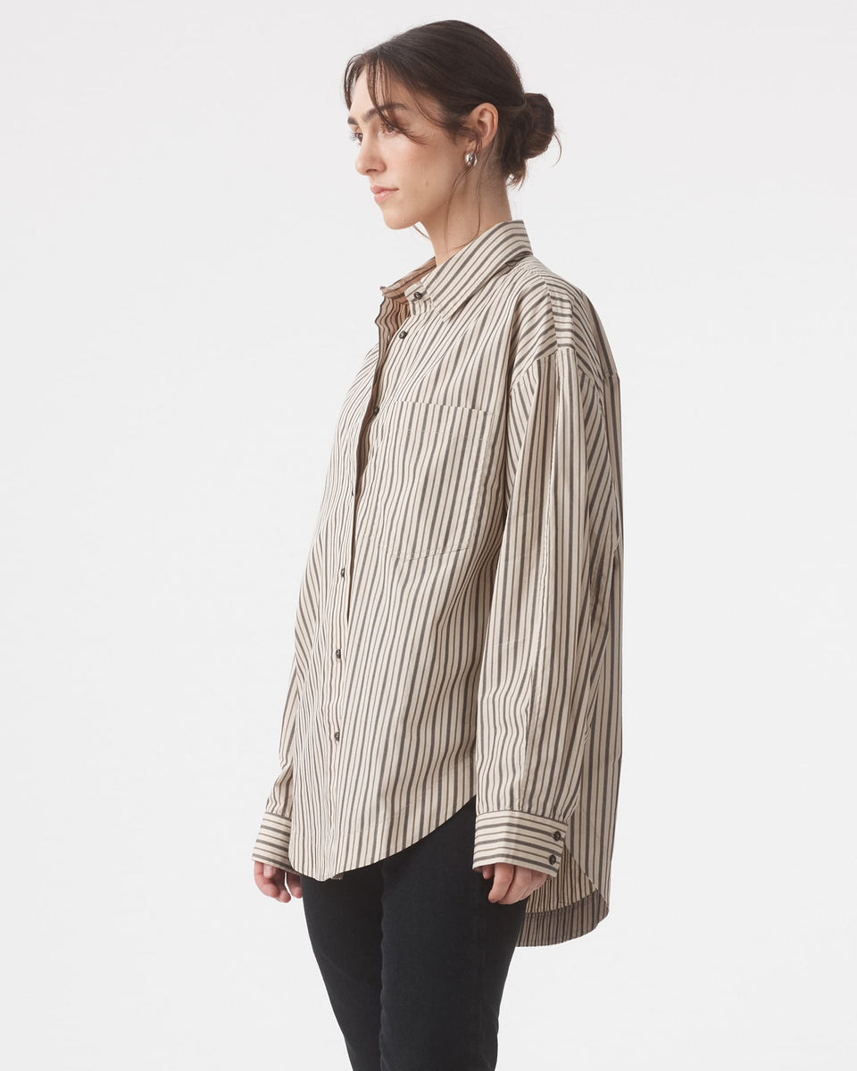 Nobody - Evangeline Shirt - Fuel Stripe