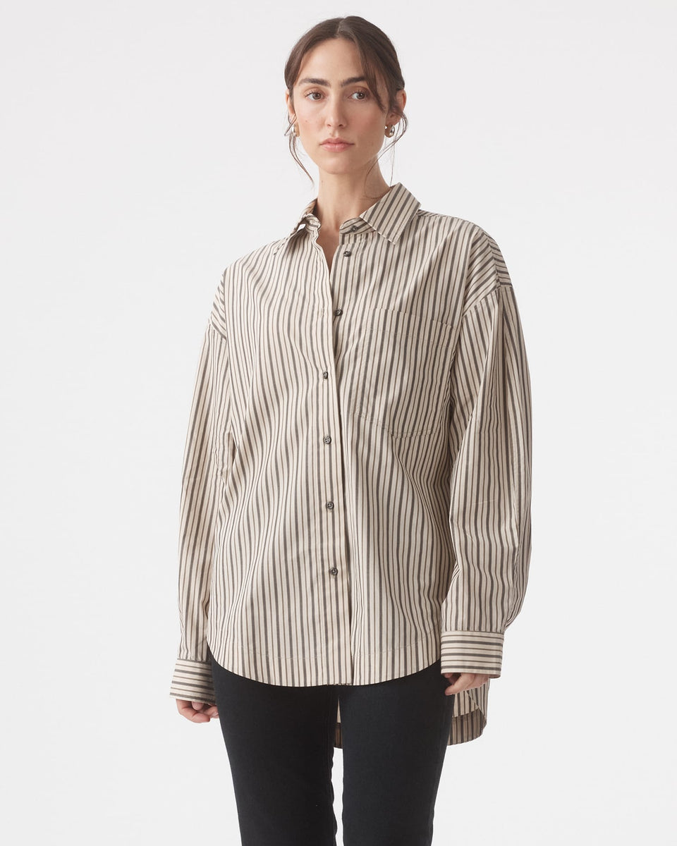 Nobody - Evangeline Shirt - Fuel Stripe