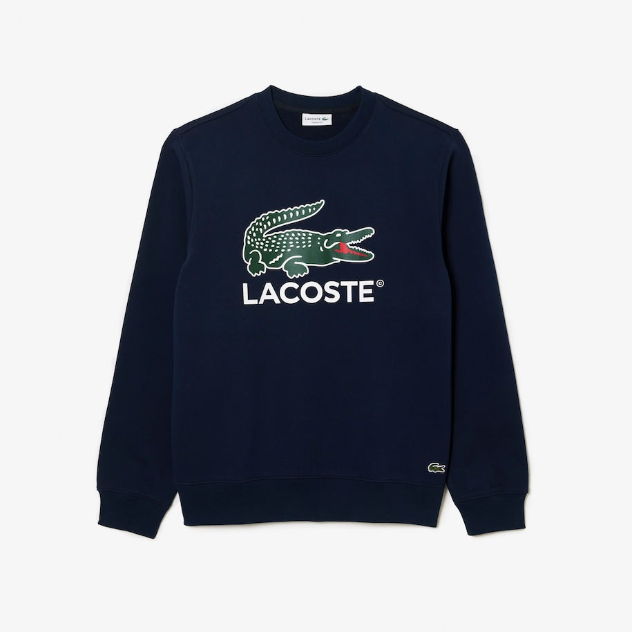 Lacoste - Fleece Crew Neck Sweatshirt - Midnight Blue