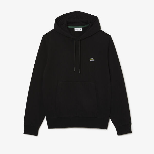 Lacoste - Kangaroo Pocket Hooded Sweatshirt - Black