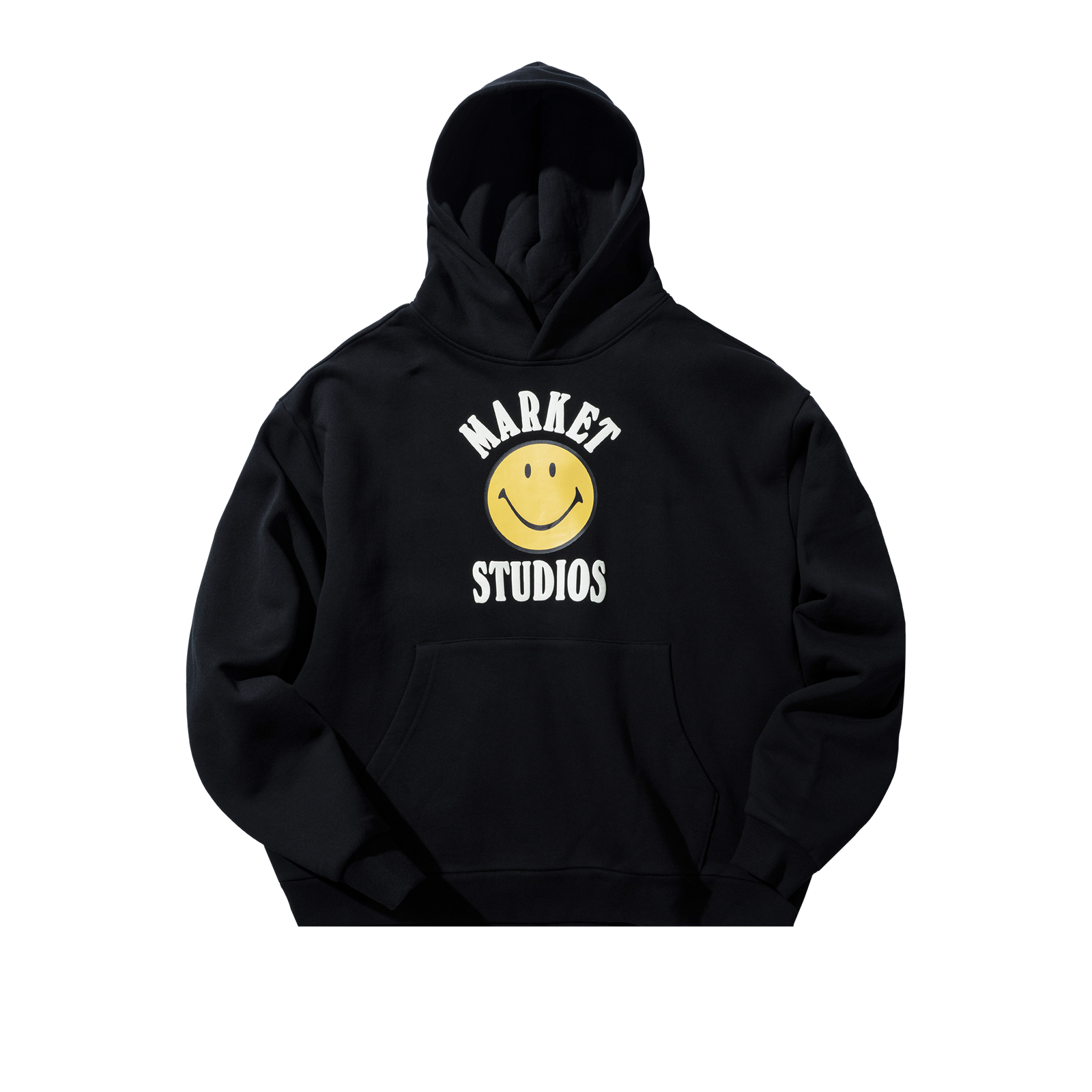 Market - Smiley Lockup Hoodie - Black