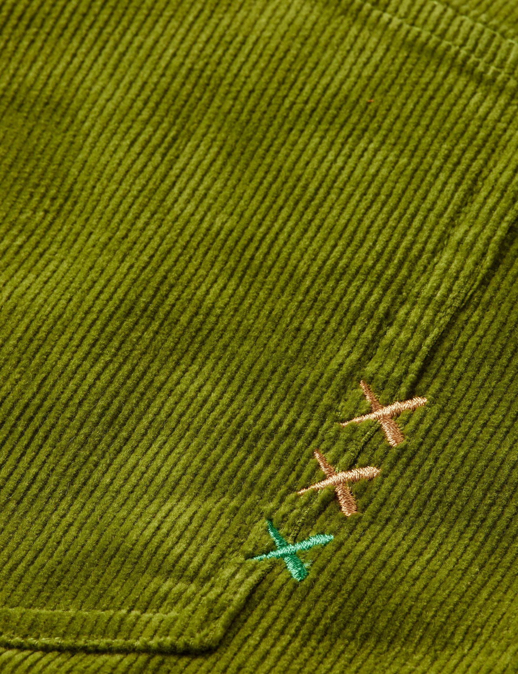 Scotch & Soda - The Zee Straight Corduroy Pant - Calla Green