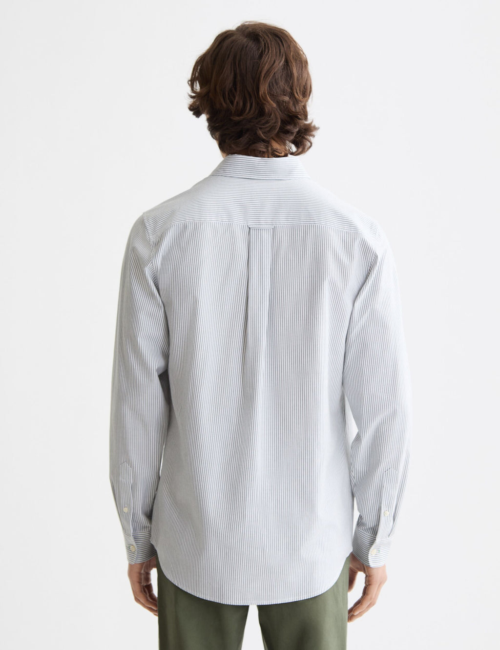 Scotch & Soda - Striped Regular Fit Shirt - Thyme Stripe