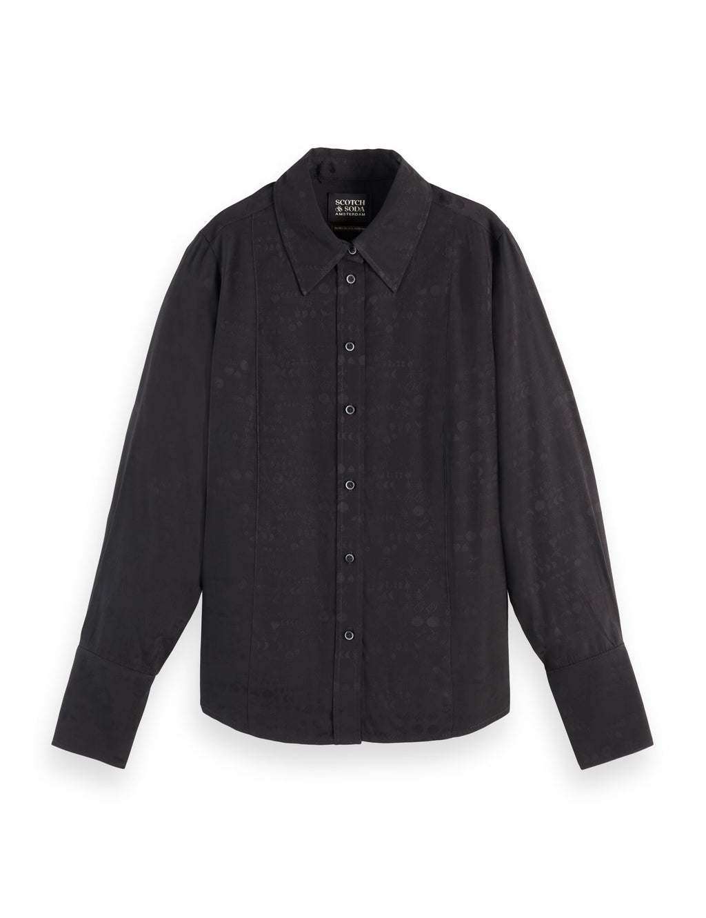 Maison Scotch - Regular Fit Jacquard Shirt - Meteorite