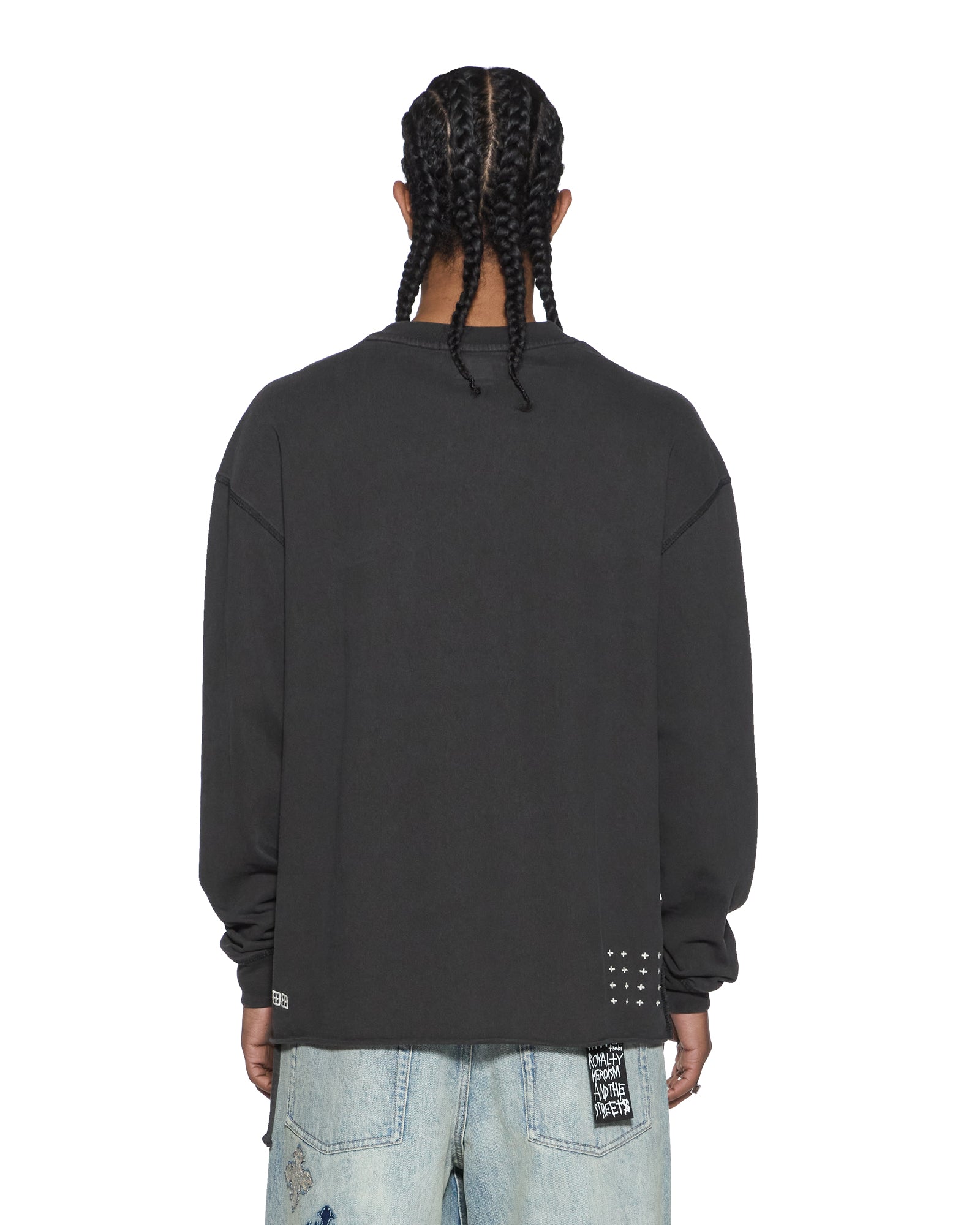 Ksubi - Laybel Ekcess LS Tee - Washed Black