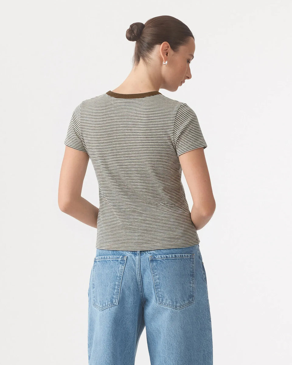 Nobody - Baby Tee - Fuel Stripe