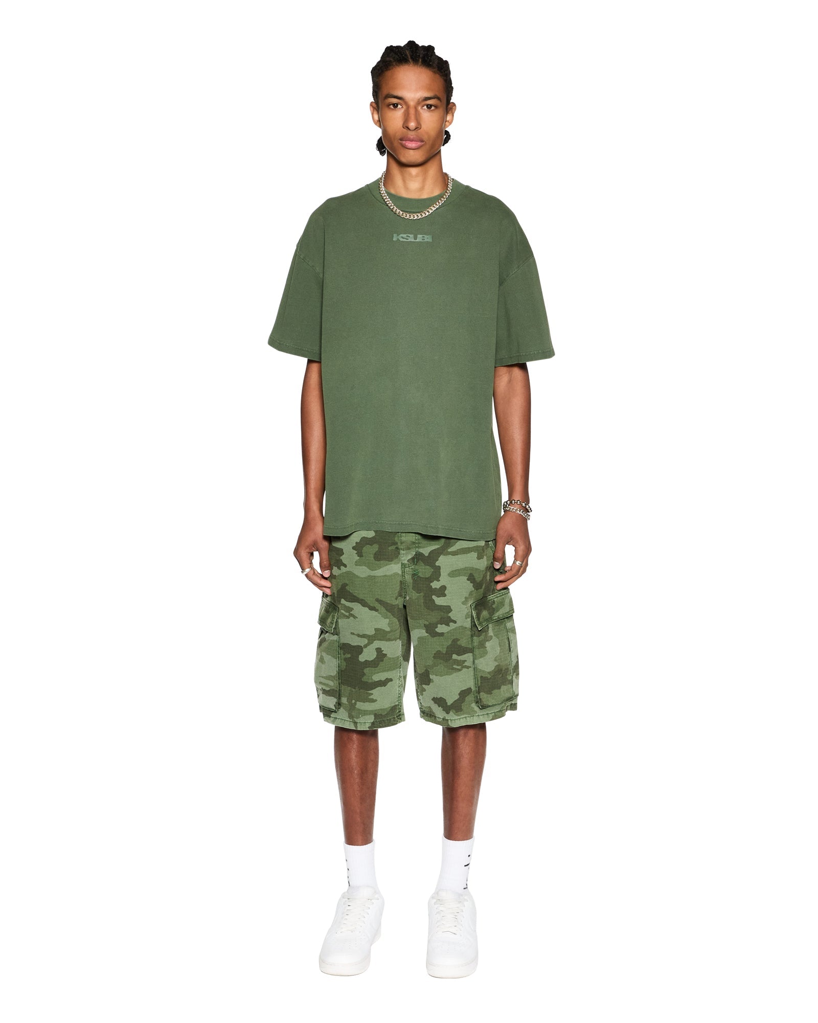 Ksubi - Fugitive Cargo Short - Hash Camo