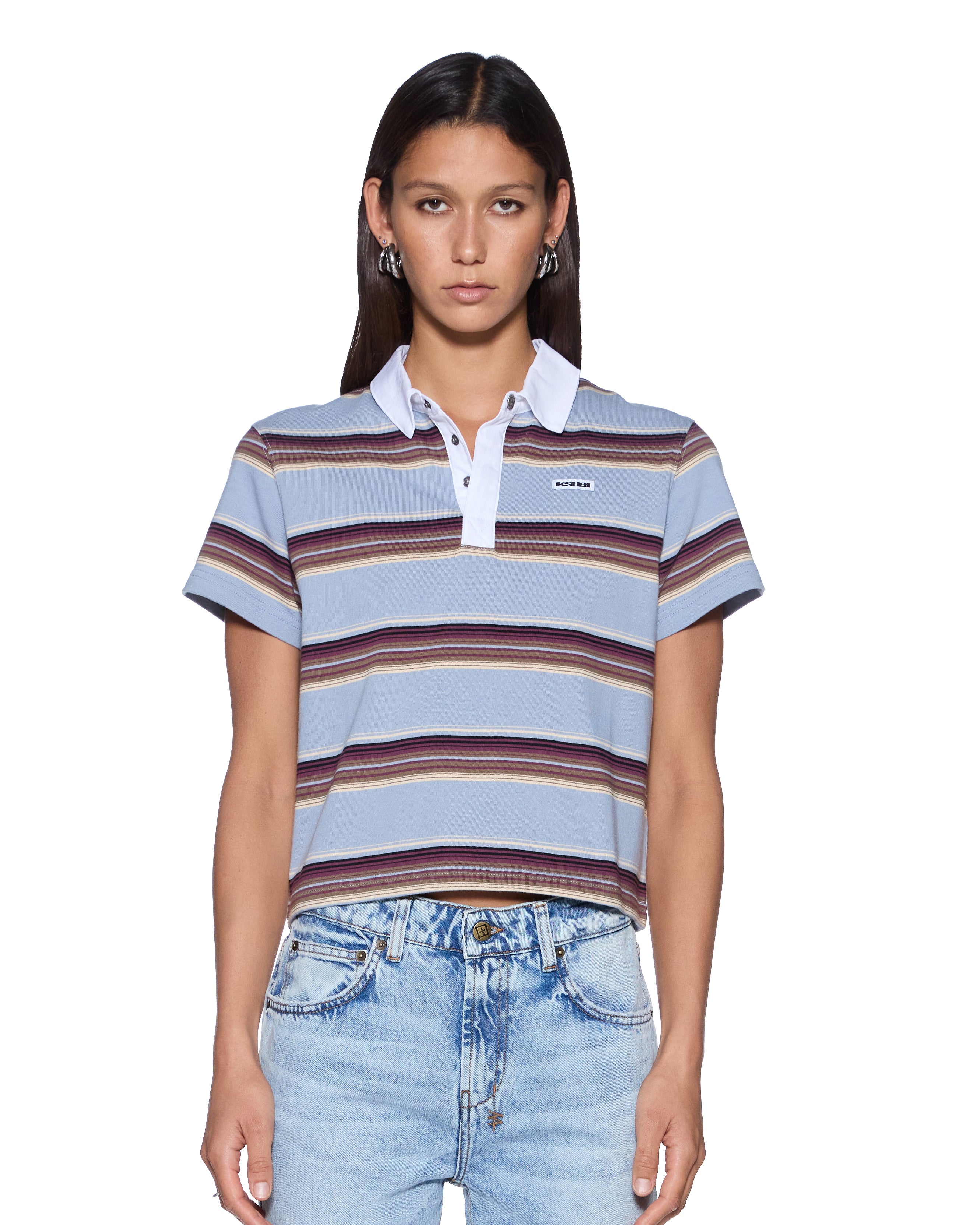 Ksubi - Sott Shrunken Polo - Multi Stripe