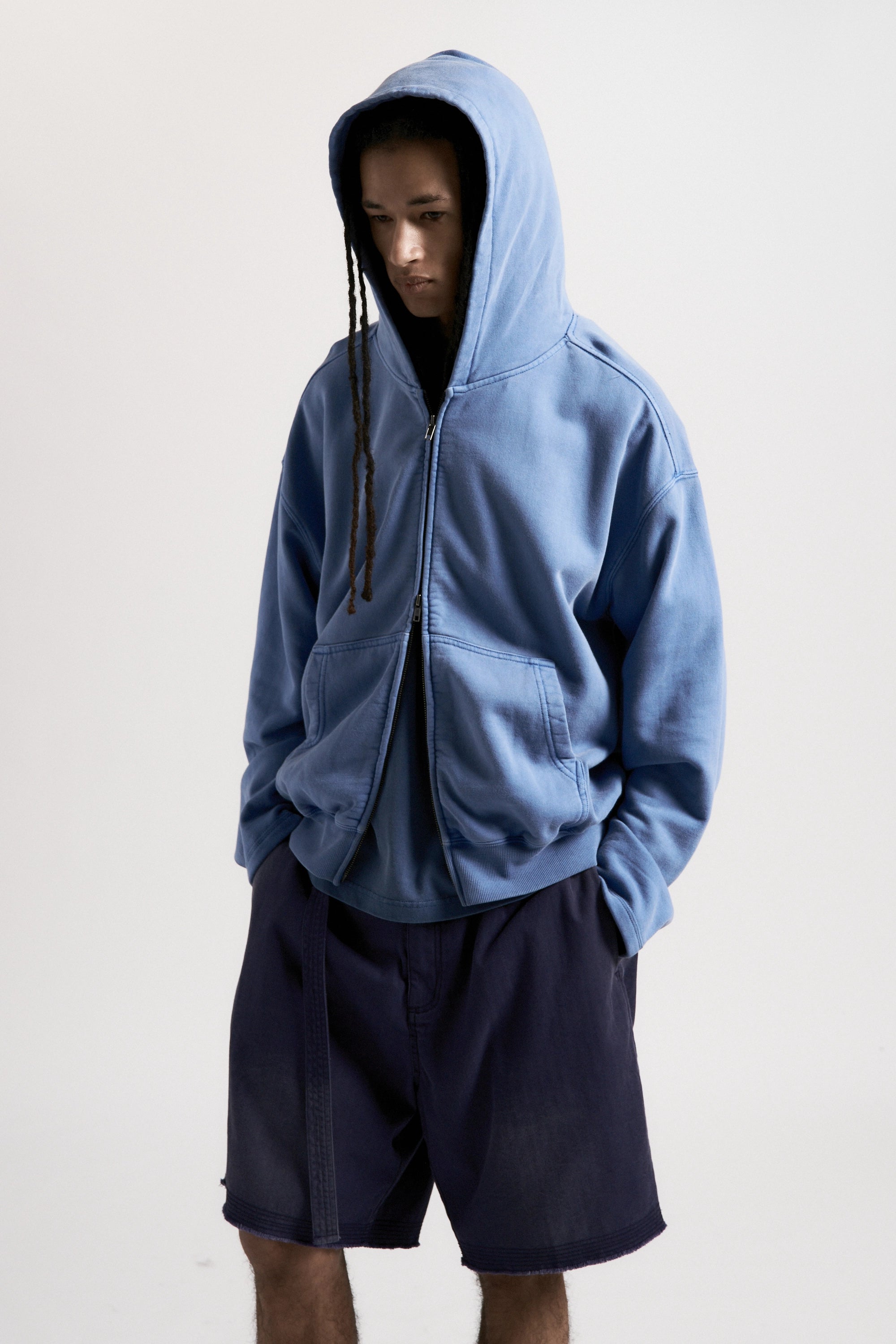 Beach Brains - Tour Zip Hood - Indigo