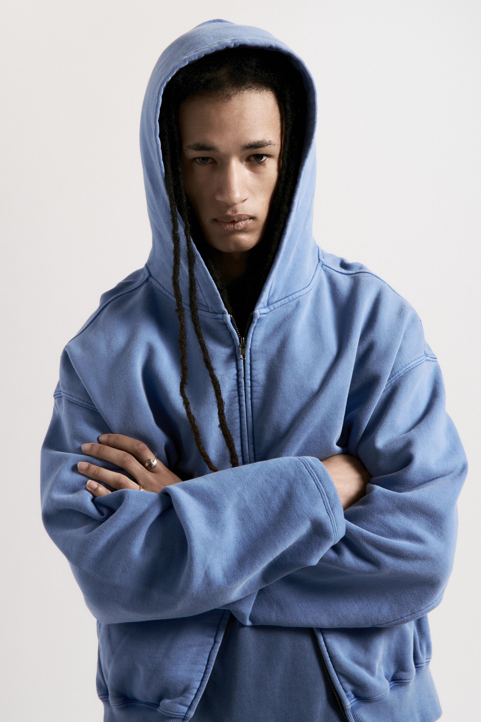 Beach Brains - Tour Zip Hood - Indigo