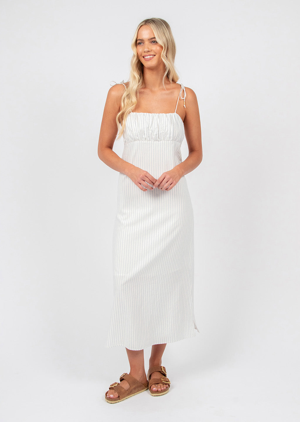 Titchie - Runaway Dress - White/Blue