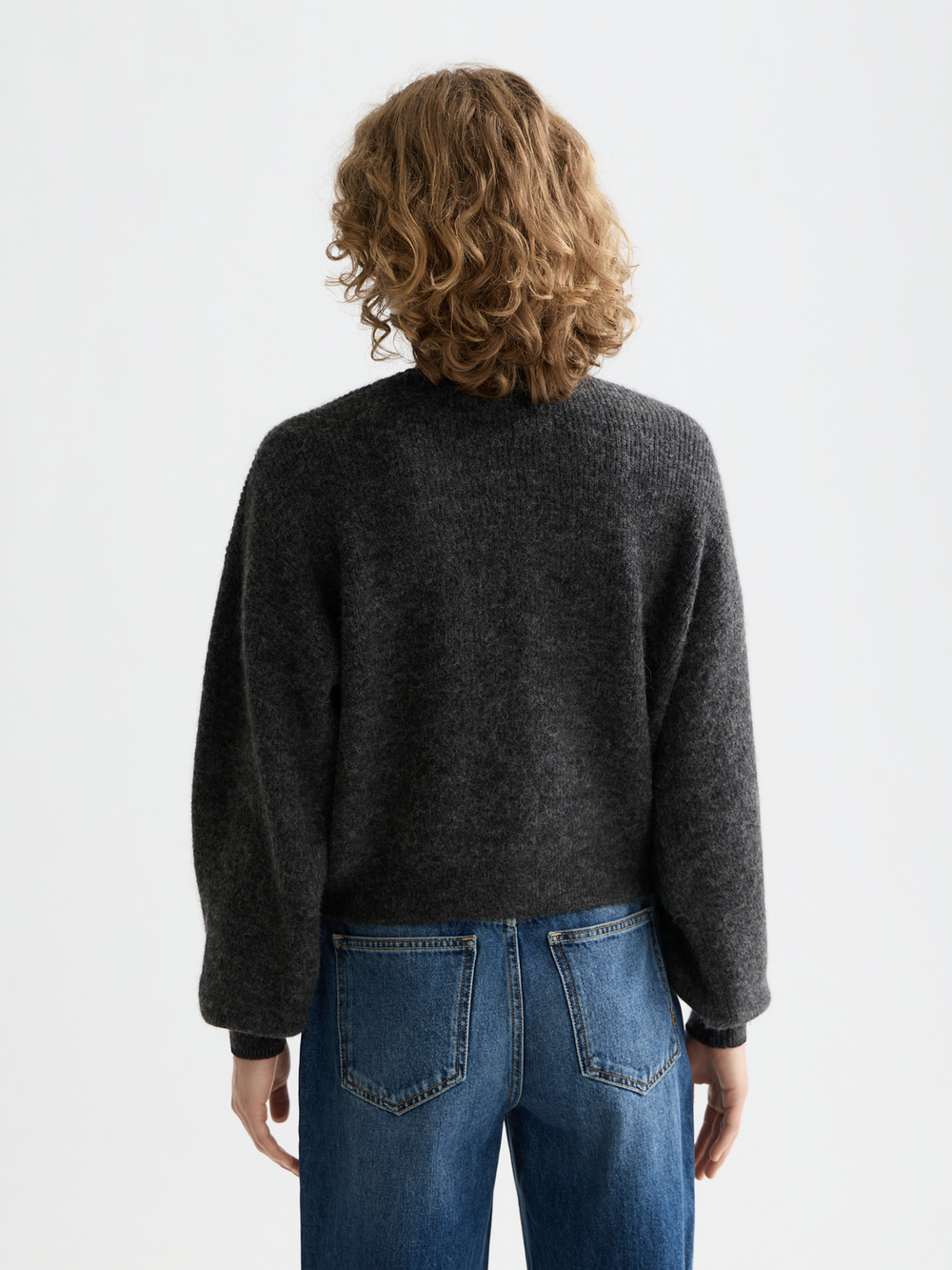 Maison Scotch - Essential Fuzzy Cardigan - Charcoal Melange