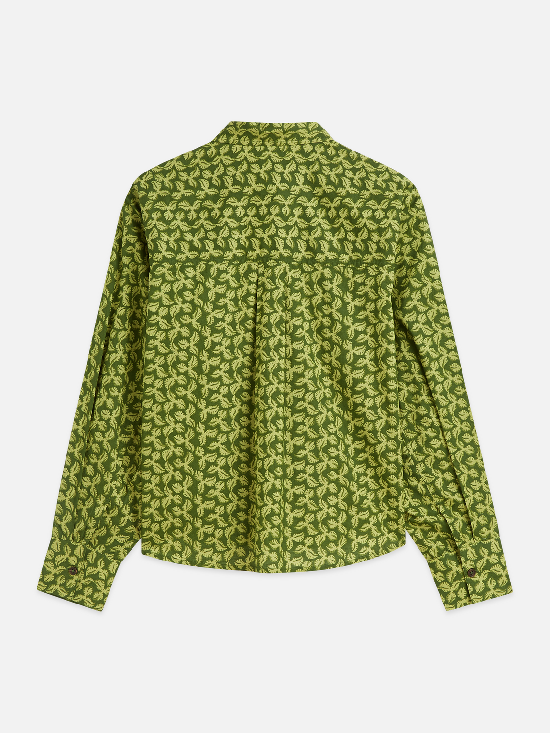 Maison Scotch - Printed Relaxed Fit Shirt - Mini Cactus Garden Green