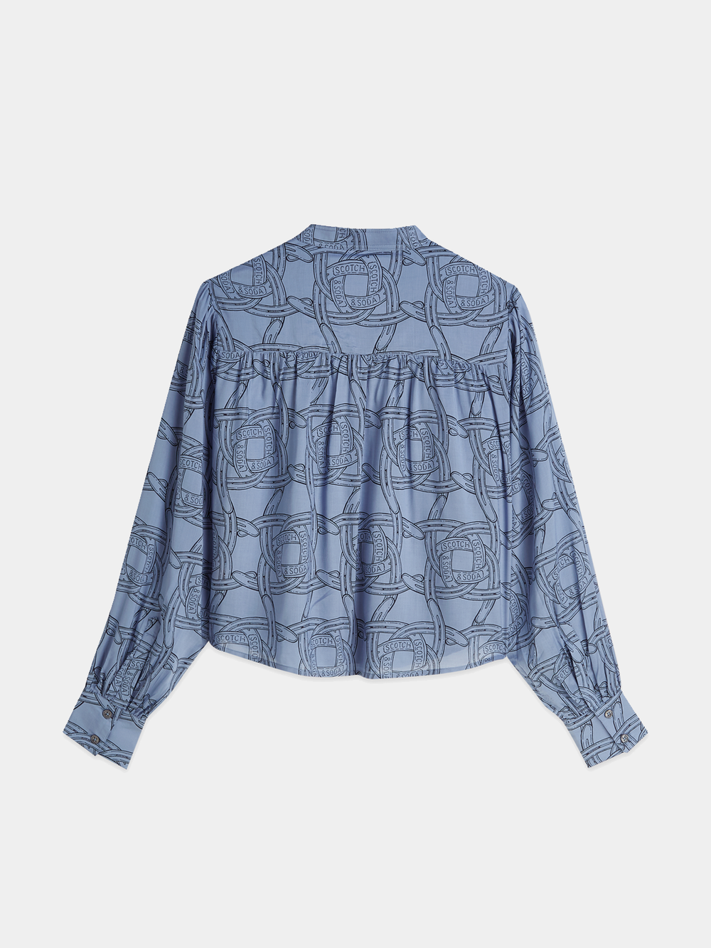 Maison Scotch - Pintuck Blouse - Horseshoes Infinity
