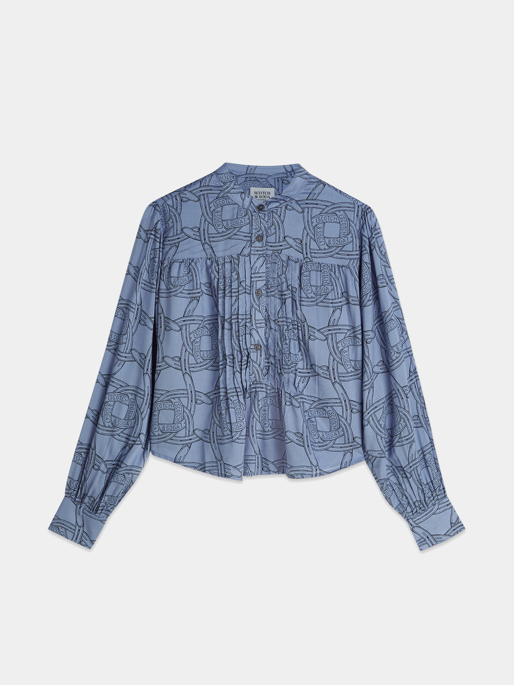 Maison Scotch - Pintuck Blouse - Horseshoes Infinity