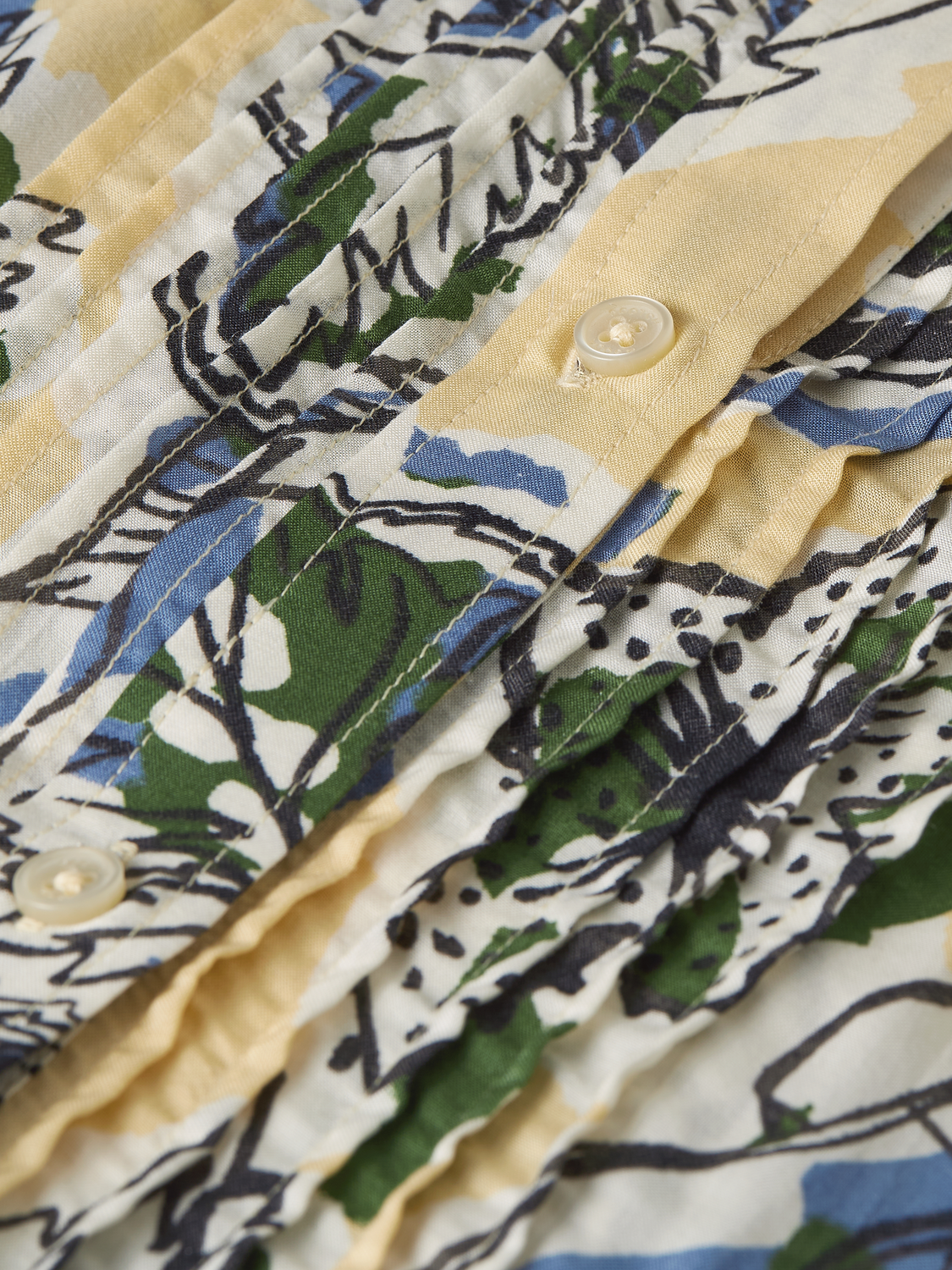 Maison Scotch - Pintuck Blouse - Lucky Bandana Multi