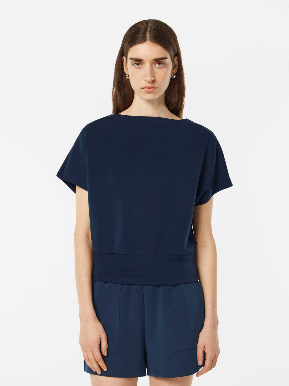 Maison Scotch - Tencel Sleeveless Sweatshirt - Midnight Blue