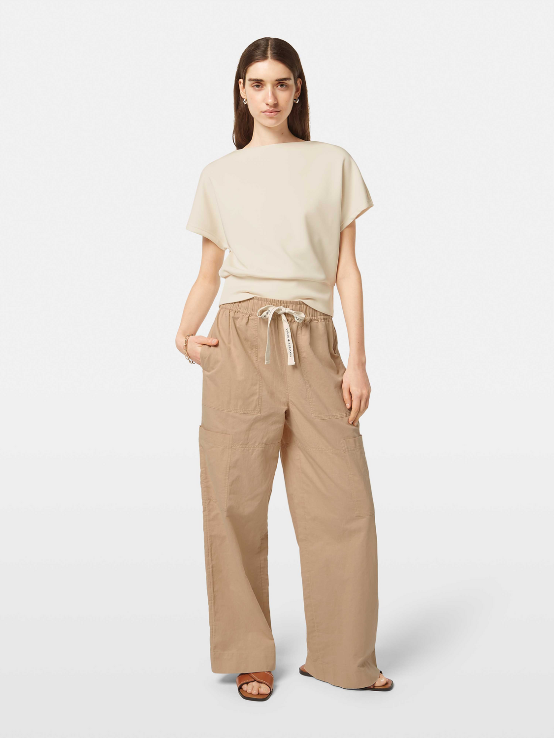 Maison Scotch - Tencel Sleeveless Sweatshirt - Soft Ice