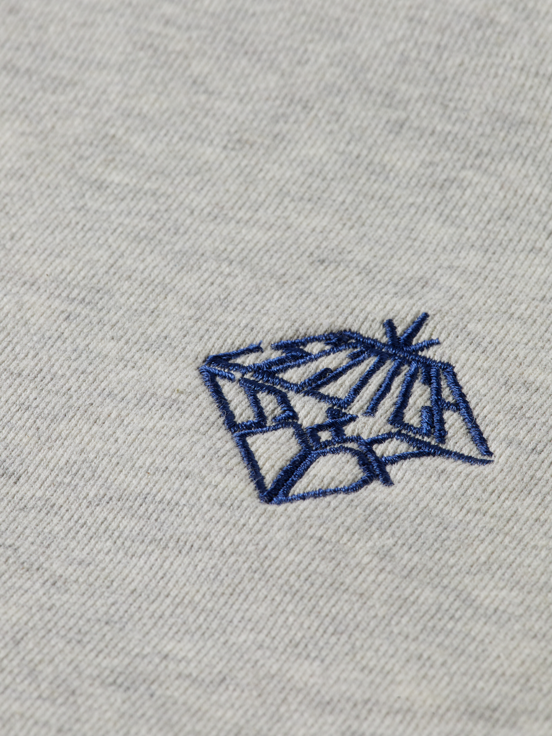 Maison Scotch - Embroidered Logo Sweatshirt - Grey Melange