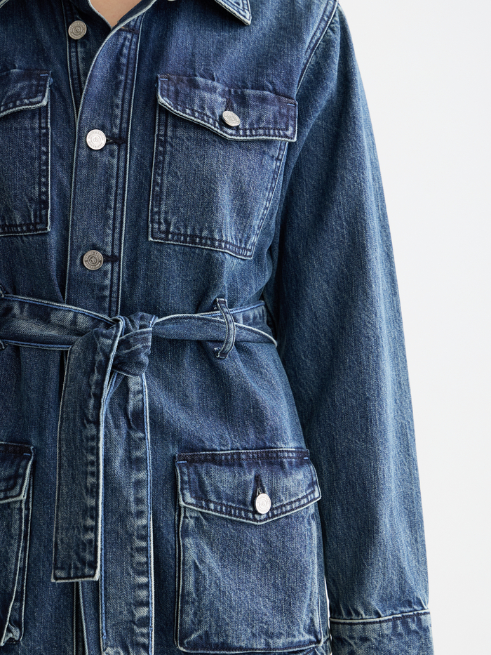 Maison Scotch - Belted Denim Jacket - Framework