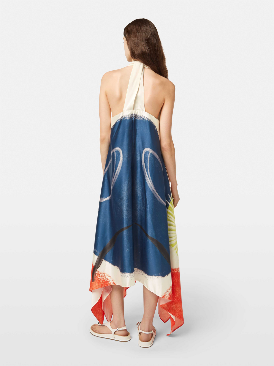 Maison Scotch - Foulard Midi Dress - Abstract Sun