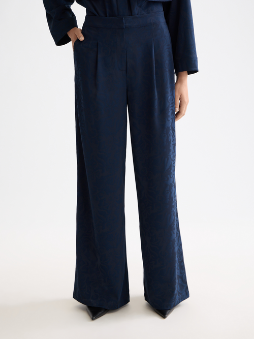 Maison Scotch - Eleni Wide Fit Pant - Sky Captain