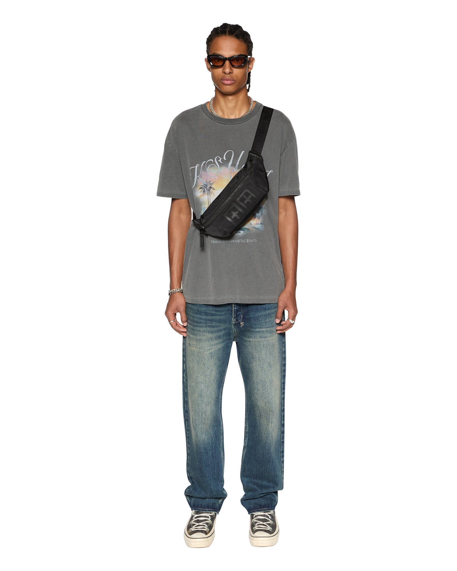 Ksubi - World Order Biggie SS Tee - Charcoal